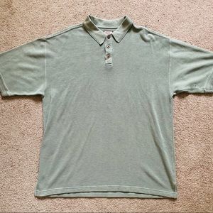 Men’s tommy bahama polo shirt size large green